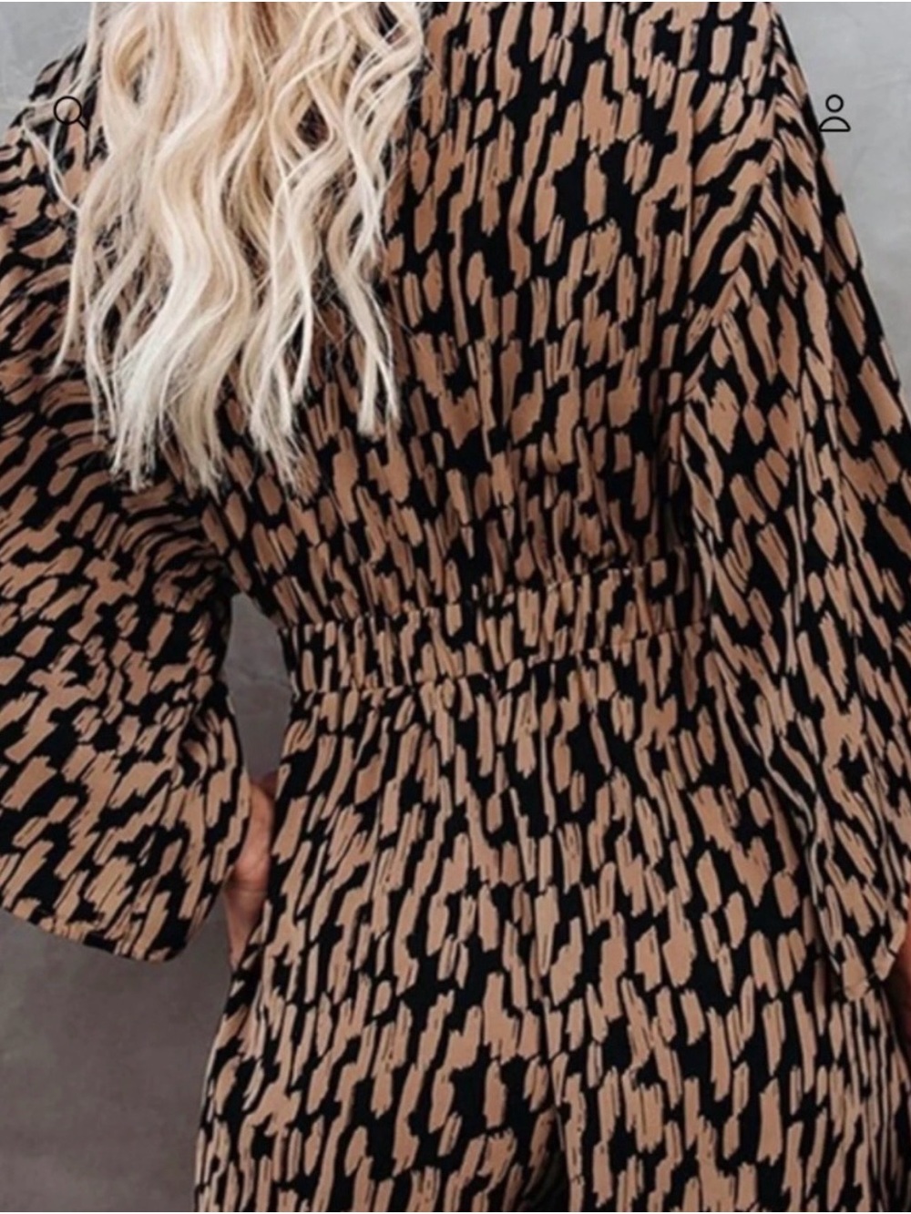 Flawless Printed Romper (S) - Picture 8 of 10